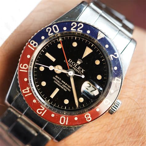 bezel rolex gmt anno 1968|vintage rolex gmt master.